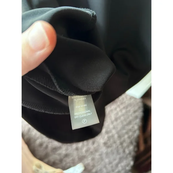 Women's Calvin Klein Black Sleeveless Dress Size 8 - Picture 4 of 5